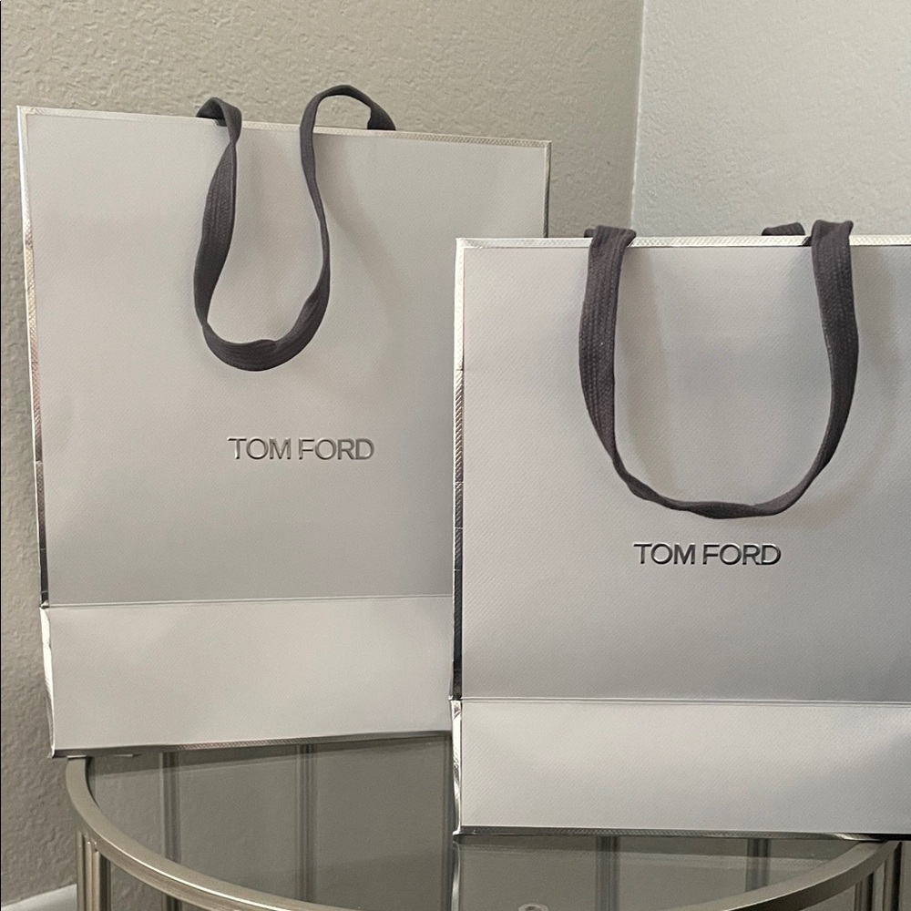 Tom Ford Silver and Gray Bag 2